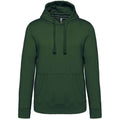 Forest Green - Front - Kariban Mens Hooded Sweatshirt