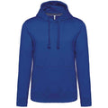 Light Royal Blue - Front - Kariban Mens Hooded Sweatshirt