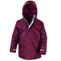 Burgundy - Front - Result Core Childrens-Kids Winter Parka