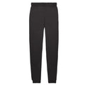 Black - Back - Fruit of the Loom Childrens-Kids Elasticated Hem Jogging Bottoms