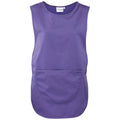 Purple - Front - Premier Plain Pocket Tabard