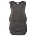 Dark Grey - Front - Premier Plain Pocket Tabard