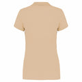 Light Sand - Back - Kariban Womens-Ladies Pique Polo Shirt