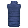 Navy-Lime - Back - Result Core Childrens-Kids Padded Body Warmer