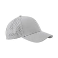 Ice Grey - Front - Beechfield Laser Performance Trucker Cap