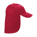 Classic Red - Front - Beechfield Childrens-Kids Legionnaire Hat