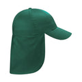 Bottle Green - Front - Beechfield Childrens-Kids Legionnaire Hat