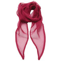 Hot Pink - Front - Premier Unisex Adult Colours Chiffon Scarf