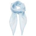 Light Blue - Front - Premier Unisex Adult Colours Chiffon Scarf