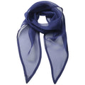 Marine Blue - Front - Premier Unisex Adult Colours Chiffon Scarf