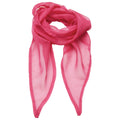 Fuchsia - Front - Premier Unisex Adult Colours Chiffon Scarf