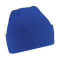 Bright Royal Blue - Front - Beechfield Childrens-Kids Original Cuffed Beanie