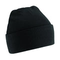 Black - Front - Beechfield Childrens-Kids Original Cuffed Beanie