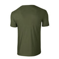 Military Green - Back - Gildan Mens Softstyle Heather T-Shirt