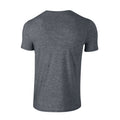 Dark Heather - Back - Gildan Mens Softstyle Heather T-Shirt