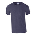 Heather Navy - Front - Gildan Mens Softstyle Heather T-Shirt