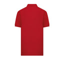 Red - Back - Awdis Childrens-Kids Academy Pique Polo Shirt