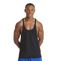 Jet Black - Side - Awdis Mens Cool Muscle Vest Top