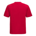 Classic Red - Back - Russell Mens Heavyweight T-Shirt