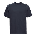 French Navy - Front - Russell Mens Heavyweight T-Shirt