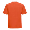 Orange - Back - Russell Mens Heavyweight T-Shirt