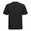 Black - Back - Russell Mens Heavyweight T-Shirt