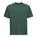 Bottle Green - Front - Russell Mens Heavyweight T-Shirt