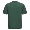 Bottle Green - Back - Russell Mens Heavyweight T-Shirt