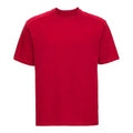 Classic Red - Front - Russell Mens Heavyweight T-Shirt