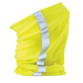 Fluorescent Yellow - Front - Beechfield Morf Enhanced-Viz Snood