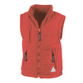 Red - Front - Result Childrens-Kids Ultra Padded Gilet