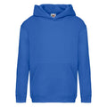 Royal Blue - Front - Fruit of the Loom Childrens-Kids Premium Hooded Sweatshirt