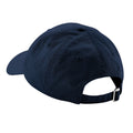 Navy - Back - Beechfield 6 Panel Low Profile Cap