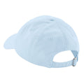 Pastel Blue - Back - Beechfield 6 Panel Low Profile Cap