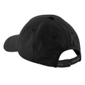 Black - Back - Beechfield 6 Panel Outdoor Baseball Cap