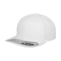 White - Front - Flexfit Snapback Fitted Baseball Cap