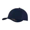 Navy - Front - Flexfit Tactel Mesh Panel Baseball Cap