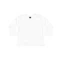 White - Front - Babybugz Baby Plain Long-Sleeved T-Shirt