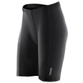 Black - Front - Spiro Womens-Ladies Bikewear Padded Cycling Shorts