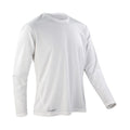 White - Front - Spiro Mens Performance Long-Sleeved T-Shirt