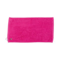 Fuchsia - Front - Towel City Luxury Golf Towel