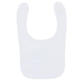 White - Front - Larkwood Toddler Bib