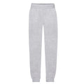 Grey - Front - Fruit of the Loom Childrens-Kids Premium Heather Jogging Bottoms