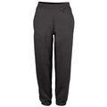 Charcoal - Front - Awdis Mens College Cuffed Jogging Bottoms