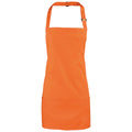 Orange - Front - Premier Colours 2 in 1 Full Apron