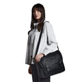 Black - Back - Quadra Nuhide Messenger Bag