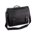 Black - Front - Quadra Nuhide Messenger Bag