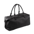 Black - Front - Quadra Nuhide Weekender Holdall