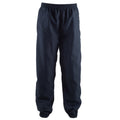 Navy - Front - Tombo Unisex Adult Cuffed Tracksuit Bottoms