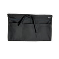 Black - Front - Dennys Zip Pocket Waist Apron